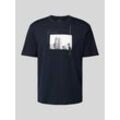 T-Shirt mit Label-Print Modell 'NewYork Building'