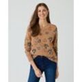 Jacquard-Pullover im Hahnentritt-Design