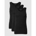 Tanktop mit Label-Detail im 3er-Pack