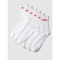 Socken mit Label-Print im 6er-Pack