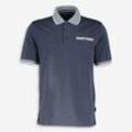 Blaugraues Poloshirt