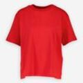 Rotes Basic T-Shirt