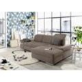 Ecksofa SET ONE BY MUSTERRING "SO4100 V", braun (savannah), B:284cm H:80cm T:190cm, Sofas, mit verstellbaren Kopfteilen, wahlweise mit Funktionen, Cord-Bezug