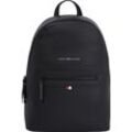 Cityrucksack TOMMY HILFIGER "Essential" Gr. B/H/T: 31 cm x 40 cm x 15 cm, schwarz Rucksäcke für Laptops bis 14"