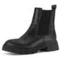 Chelseaboots GABOR Gr. 37, schwarz, Damen, Kalbsleder, unifarben, Schuhe, Blockabsatz, Stiefelette, Chunky Boots, Best Fitting-Ausstattung