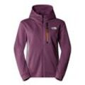 Fleecejacke THE NORTH FACE "W MA FZ FLEECE", Damen, Gr. M, lila (midnight mauve, lila c), Fleece, Obermaterial: 100% Polyester, unifarben, sportlich, Langarm, Jacken