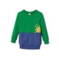 Sweatshirt aus Bio-Baumwolle - Blau - Kinder - Gr.: 122/128