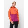 Softshelljacke JACK WOLFSKIN "GO HIKE SOFTSHELL W" Gr. M (38/40), pink (new, magenta) Damen Jacken