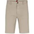 HUGO Herren Bermudashorts - DAVID222, Chino-Shorts, kurze Hose, Stretch Cotton Beige 32W