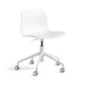 HAY - About A Chair AAC 50 mit Gaslift, Aluminium weiß / white 2.0