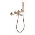 hansgrohe Axor Citterio C Wannen-3-Loch-Armatur 49480300 ohne Struktur, Polished Red Gold, Unterputz, Wandmontage