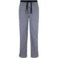 TOM TAILOR Herren Karierte Pyjama Hose, blau, Kariert, Gr. 48/S