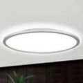 Titanfarbene LED-Deckenlampe Aria, dimmbar - 60 cm