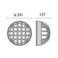 Außenwandleuchte Eko+21/G, E27, metallic anthrazit