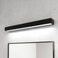 LED-Bad-Wandlampe Vola, IP44, schwarz, 4.000 K, Breite 60 cm