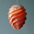 LE KLINT Swirl 2 Medium - Pendellampe, kupfer