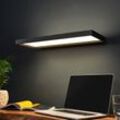 LED-Büro-Wandleuchte Rick, schwarz, universalweiß