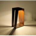 LED-Solarlaterne Skaal mit Sensor, corten, 40 cm