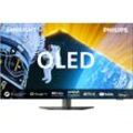 PHILIPS OLED-Fernseher, G (A-G), Fernseher, schwarz (metallrahmen), 48