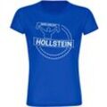 multifanshop Damen T-Shirt - Holstein - Meine Fankurve - Druck weiß - Frauen