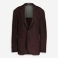 Dunkelvioletter Blazer aus Wollmischung