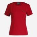 Rotes Ella T-Shirt mit Logo-Detail