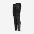 Schwarze Skinny Fit Cargo-Jeans