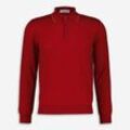 Roter Pullover aus Merinowolle