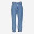 Blaue Flora Jeans