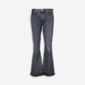 Dunkelgraue Bootcut Jeans