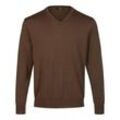 V-Pullover Peter Hahn braun, 56