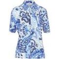 Jersey-Bluse Peter Hahn blau, 52