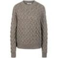 Rundhals-Pullover Peter Hahn beige, 48