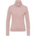 Pullover lockerem Rollkragen include rosé, 48