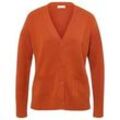 Strickjacke V-Ausschnitt include orange, 48