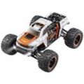 Reely RaVage 4x4 V2 Orange/Weiß Brushed 1:16 RC Modellauto Elektro Monstertruck Allradantrieb (4WD) RtR 2,4 GHz inkl. Akku und Ladekabel