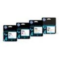 HP Original 711 Druckerpatronen - 4er Multipack (CZ130A, CZ131A, CZ132A, CZ129A)