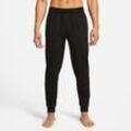 Trainingshose NIKE "YOGA DRI-FIT MEN'S JOGGER" Gr. S, N-Gr, schwarz (black/black) Herren Hosen