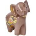 Sammelfigur GOEBEL "Elephant", braun, B:7cm H:15,5cm, Porzellan, Dekofiguren, Figur, Porzellan, Kiombo