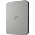 LACIE externe HDD-Festplatte "Mobile Drive (2022)" Festplatten Gr. 4 TB, silberfarben