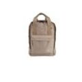 Wanderrucksack DISCOVERY "Cave" Gr. B: 13cm, beige Rucksäcke aus rPet Polyester-Material