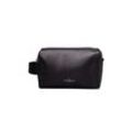 Kosmetiktasche CALVIN KLEIN JEANS "MONOGRAM SOFT DOPP KIT" Gr. B/H/T: 24cm x 15cm x 13cm, schwarz Damen Taschen Beauty Case Schminktasche Kulturbeutel