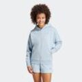 Kapuzensweatshirt ADIDAS SPORTSWEAR "W ALL SZN FZ HD" Gr. S, blau (wonder blue) Damen Sweatshirts