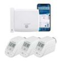 HOMEMATIC Heizkörperthermostat "Access Point + 3x Thermostat basic Fenster-Türkontakt optisch" Heizkörperthermostate weiß (grundfarbe)