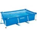 Framepool INTEX "Metal Frame Rectangular" Schwimmbecken Gr. B/H/L: Breite 200cm x Höhe 75cm x Länge 300cm, 3800 l, blau BxLxH: 200x300x75 cm