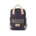 Cityrucksack NATIONAL GEOGRAPHIC "LEGEND", Gr. B: 27.00cm, grau (anthrazit), Kunstfaser, casual, Rucksäcke, Mit gepolstertem Laptopfach