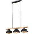 Pendelleuchte BRILONER LEUCHTEN "4046035 POLA" Lampen weiß 3-flammig, Holz, Hängeleuchte, max. 40 W, exkl. E27