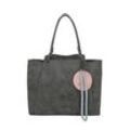 Henkeltasche FRITZI AUS PREUSSEN "Fritzi42N" Gr. B/H/T: 18cm x 33cm x 45cm, grau (anthrazit) Damen Taschen aus veganen Materialien