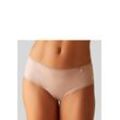 Panty S.OLIVER "Camille" Gr. 40/42, braun (nougat), Damen, Microtouch, Obermaterial: 85% Polyamid, 15% Elasthan, Unterhosen, mit feiner Spitzenborte