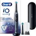 Elektrische Zahnbürste ORAL-B "iO 7" Elektrozahnbürsten schwarz (black onyx) mit Magnet-Technologie, Display, 5 Putzmodi, Reiseetui